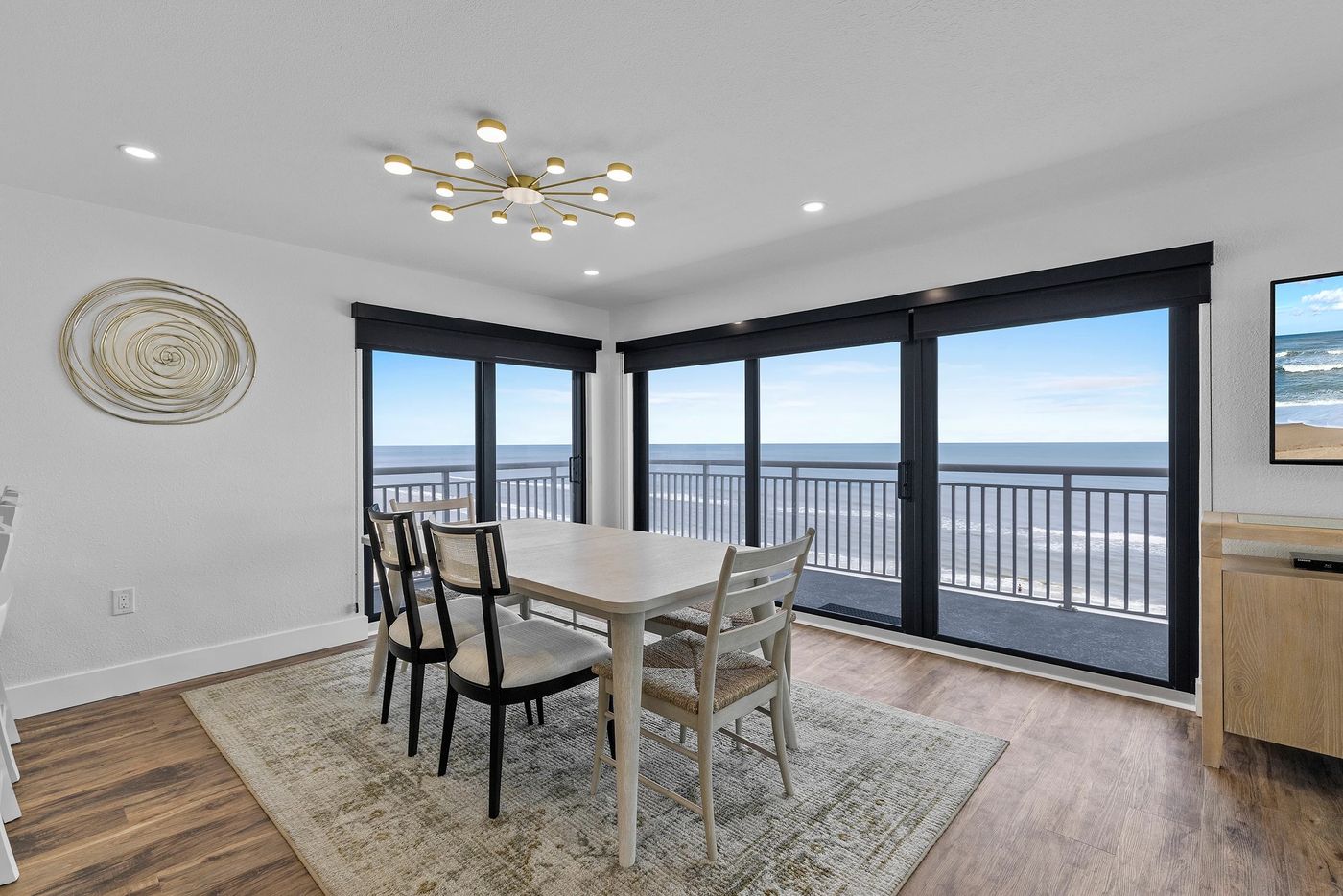 Oceanfront condo renovation with ocean view