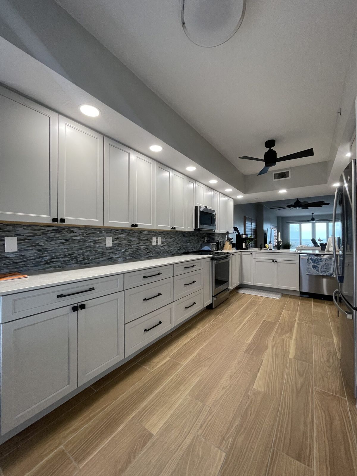Warm custom kitchen remodel